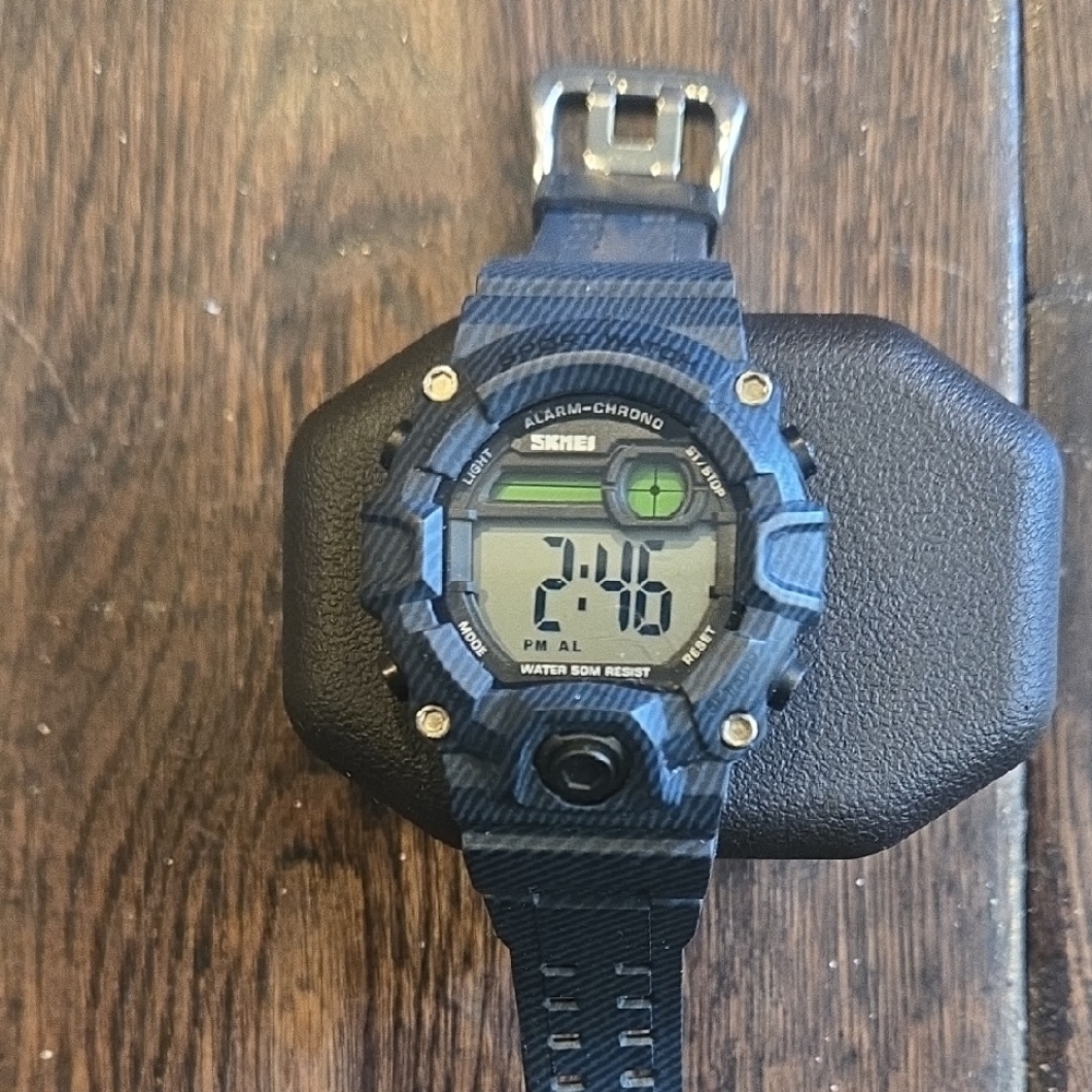 SKMEI Black Digital Watch